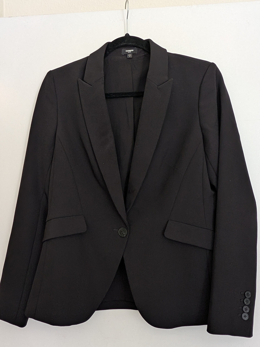 Express Black Women's Tailored Blazer Jacket